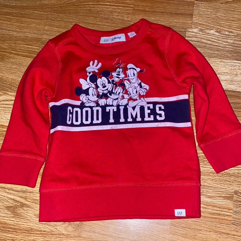 Baby Gap Mickey and Friends 2T sweatshirt